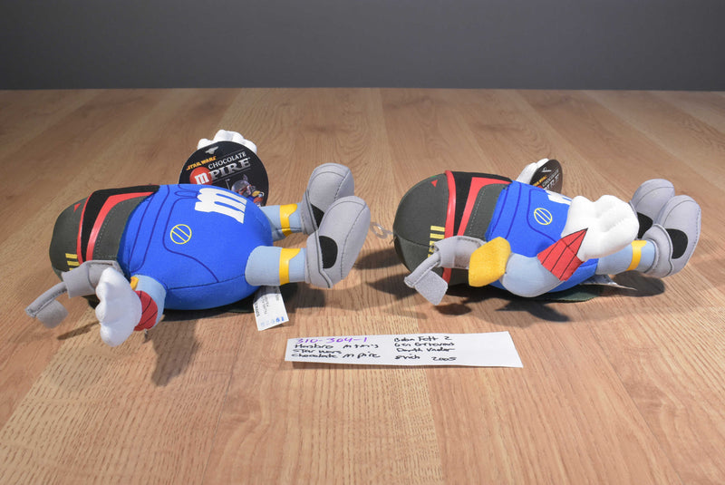 Hasbro 4 Star Wars M&M's Chocolate Mpire 2005 Plushes