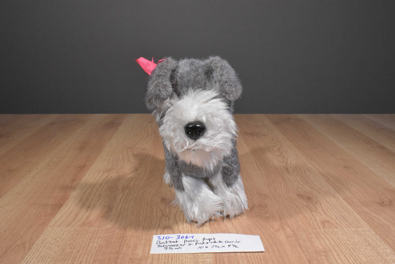 Battat Pucci Pups Schnauzer Plush And Carrier