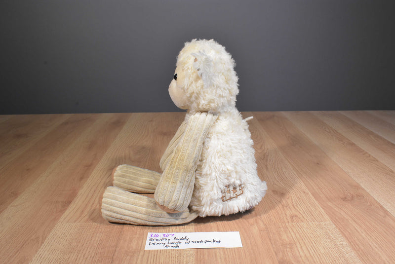 Scentsy Buddy Lenny Lamb With Scent Packet Beanbag Plush