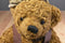 Dan Dee Jointed Teddy Bear Corduroy Suspenders Overalls Plush