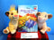 Disney Store Lion King Simba and Nala Plush and Book