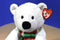 Ty Pluffies Alps Barnes & Nobles Polar Bear 2010 Beanbag Plush
