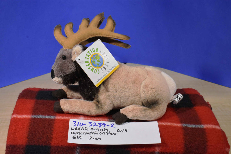 Wildlife Artists Conservation Critters Elk 2014 Beanbag Plush