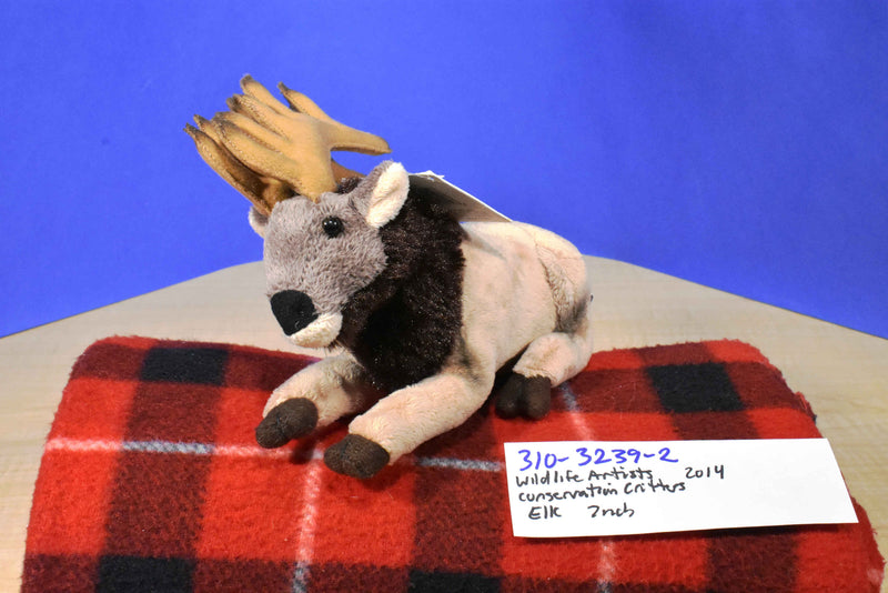 Wildlife Artists Conservation Critters Elk 2014 Beanbag Plush