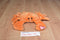 Ty Beanie Buddy Digger the Orange Crab 1999 Beanbag Plush