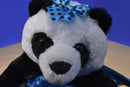Poochie & Co. Panda Bear Blue Sequins Plush Bag Purse