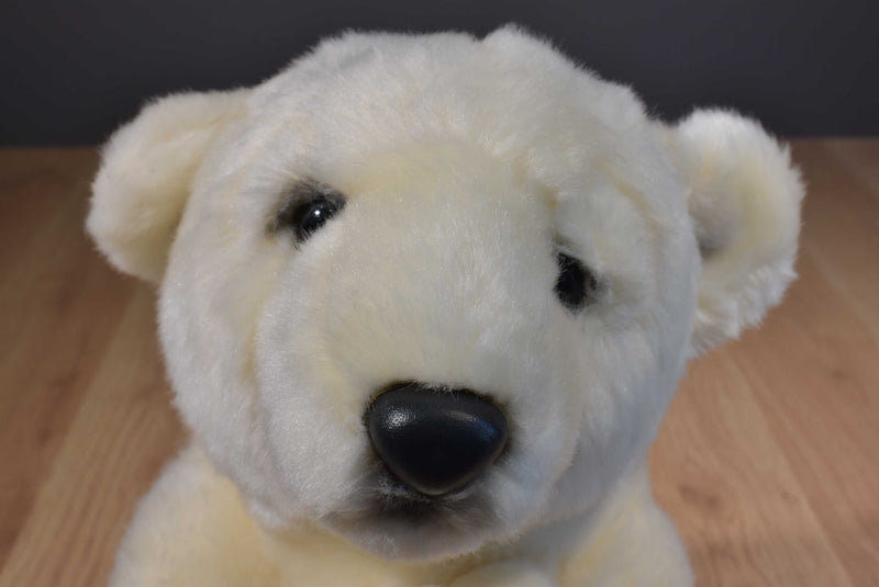 Miyoni Polar Bear Mother and Baby Beanbag Plush
