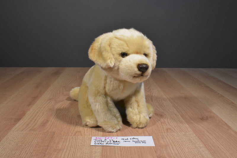 Toys R Us Yellow Lab Puppy Dog 2012 Beanbag Plush
