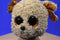 Ty Beanie Boos Rootbeer the Curly Tan and Brown Dog 2014 Beanbag Plushes