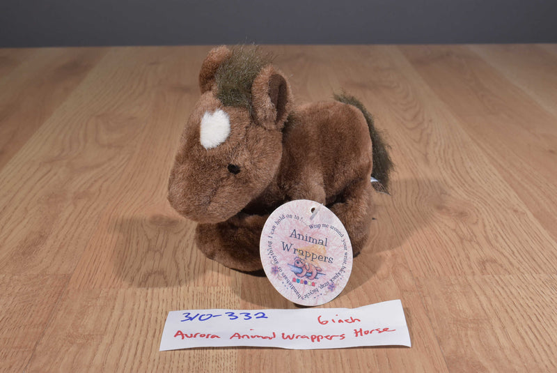 Aurora Wrist Wrappers Horse 1996 Plush