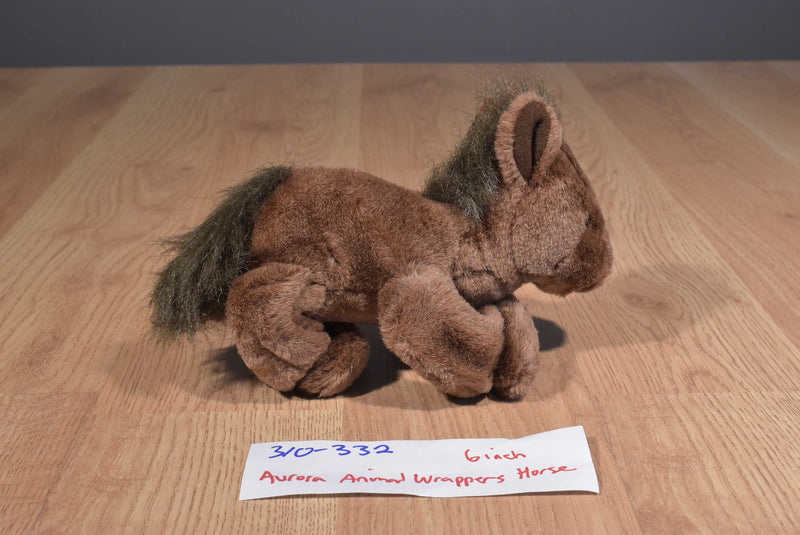 Aurora Wrist Wrappers Horse 1996 Plush