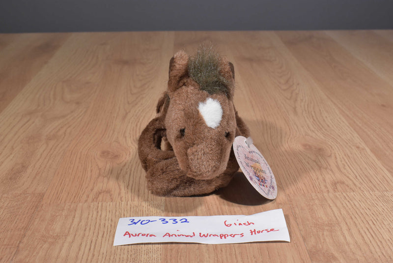 Aurora Wrist Wrappers Horse 1996 Plush