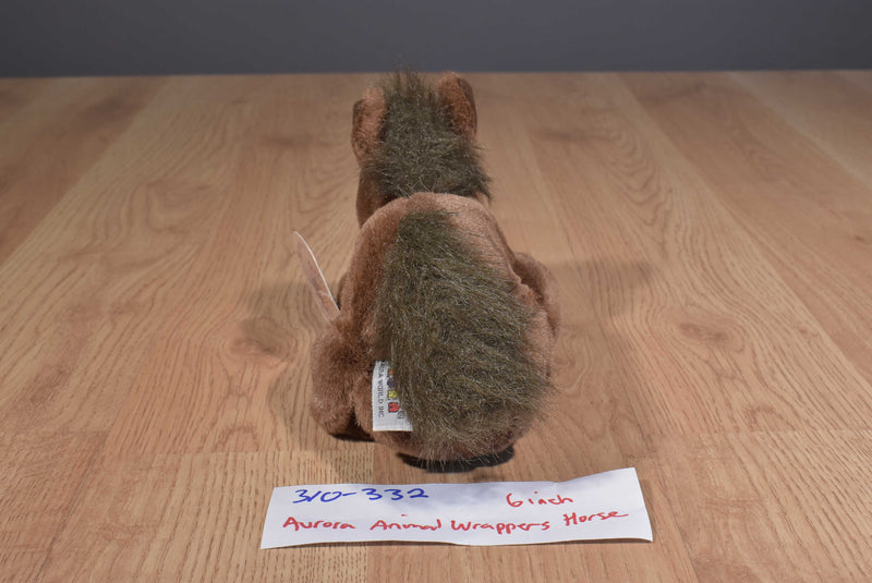 Aurora Wrist Wrappers Horse 1996 Plush