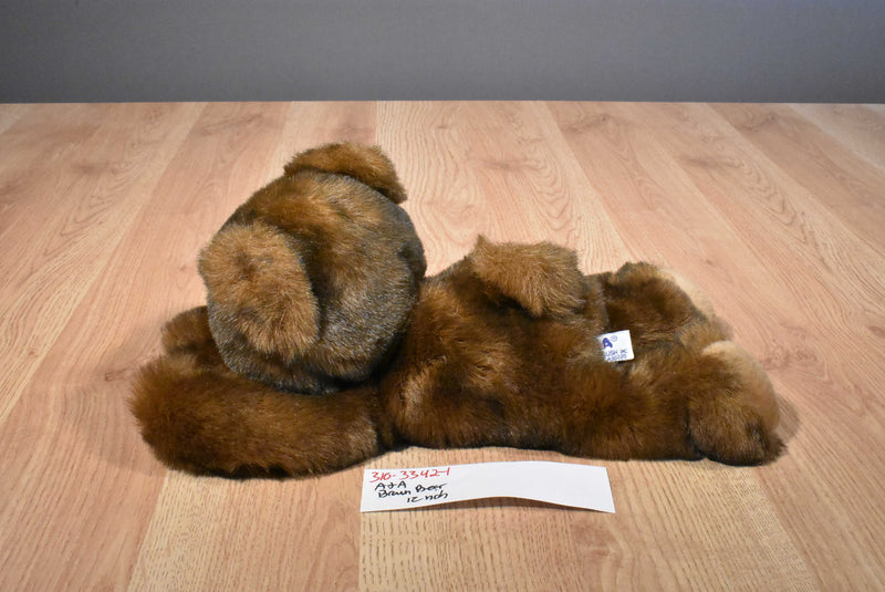A&A Brown Bear Beanbag Plush