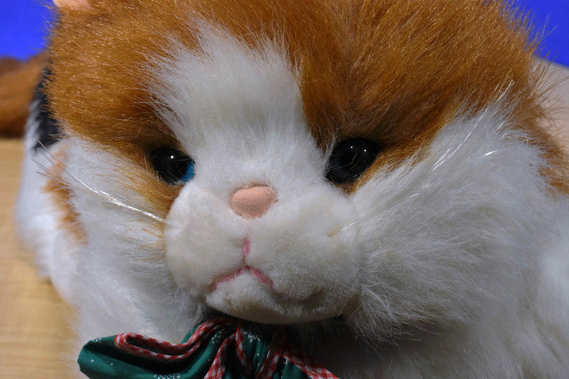 Commonwealth Rabbit Ears Production Gingham Dog and Calico Cat 1990 Plushes