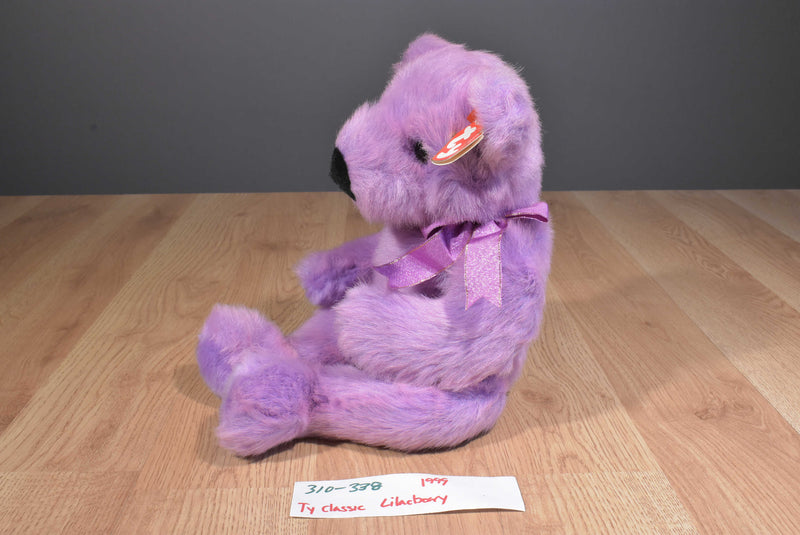 Ty Classic Lilacbeary the Lavender Bear 1999 Beanbag Plush