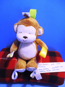 Taggies Brown Monkey Soothing Sounds Plush