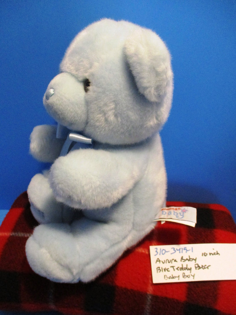 Aurora Baby Blue Teddy Bear Baby Boy Plush