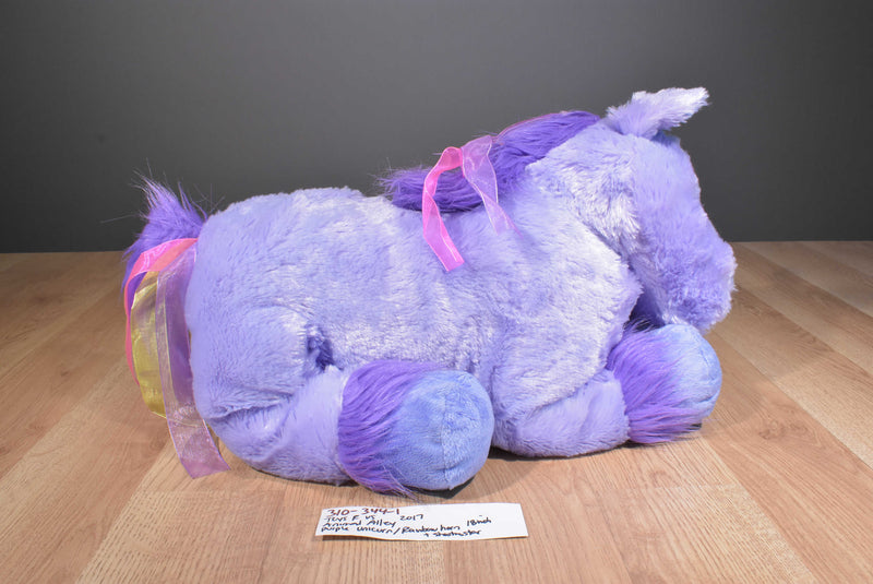 Animal Alley Toys R US Purple Unicorn 2017 Plush