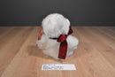 Russ Bears From The Past Ribbons White Bear Beanbag Plush