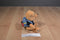 Disney Paris Pooh With Backpack 2002 Beanbag Plush