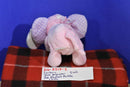 Carter's Just One Year Pink and Purple Elephant Rattle Plush