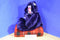 Walmart Purple Teddy Bear With Heart Pillow Plush
