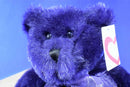 Walmart Purple Teddy Bear With Heart Pillow Plush