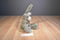 Russ Hamilton Grey and Beige Bunny Rabbit Beanbag Plush