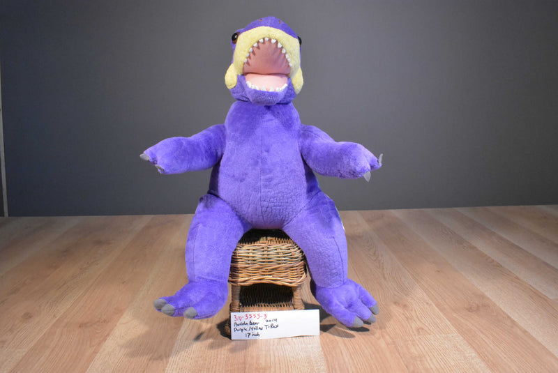 Build-a-Bear Purple and Yellow T-Rex 2014 Plush