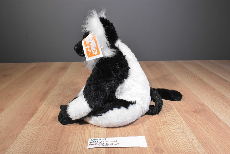 Wild Republic Black and White Lemur 2016 Beanbag Plush