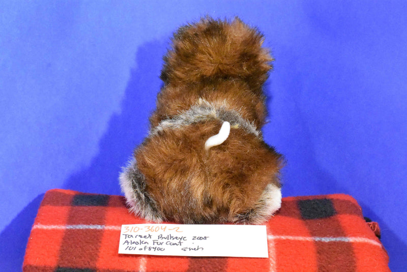Target Bullseye Eskimo Alaskan Fur Coat 2008 Plush
