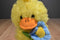 Kelly Toy Cozums Yellow Duck With Blue Flower 2012 Plush