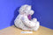 Toy Factory Plush Paradise White Teddy Bear with Hearts 2019 Plush