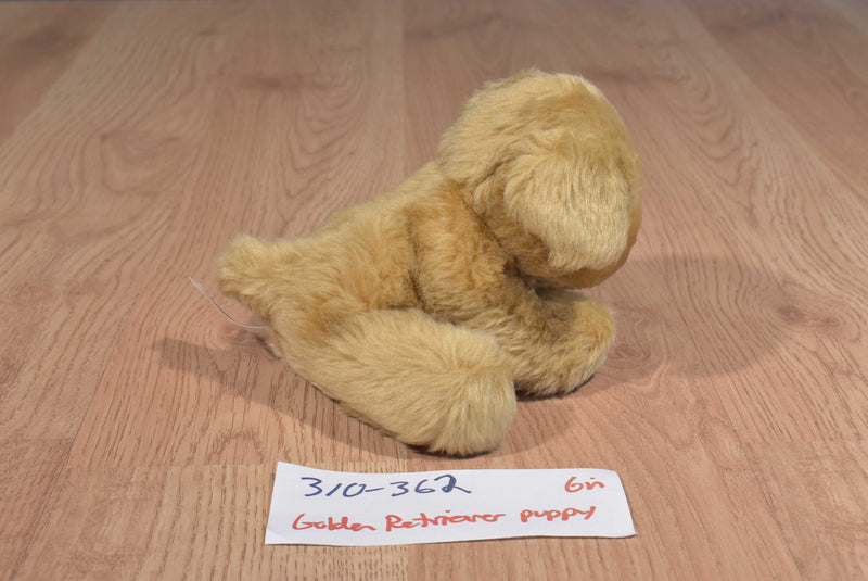Miniature Golden Retriever Puppy Dog Beanbag Plush
