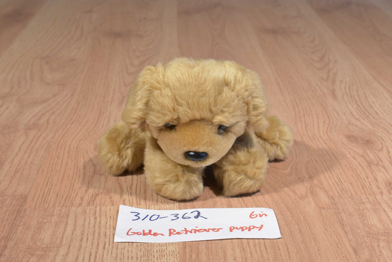 Miniature Golden Retriever Puppy Dog Beanbag Plush