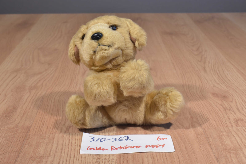 Miniature Golden Retriever Puppy Dog Beanbag Plush