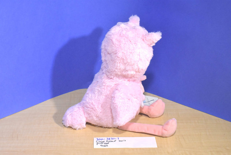 Cloud Island Pink Owl 2017 Beanbag Plush