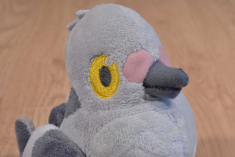 JAKKS Pacific Pokemon Grey Pidove 2011 Beanbag Plush