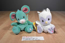 Enesco Precious Moments Tender Tails Mouse, Owl, Turtle Beanbag Plush