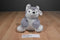 Wishpets Hitomi Grey and White Husky 2007 Plush Puppet