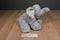 Babies R Us Grey and Beige Elephant Beanbag Plush