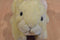 Walmart Yellow Tan Bunny Rabbit Beanbag Plush