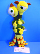 Disney Store Pixar Monsters University Terry and Terri Yellow Monster Plush