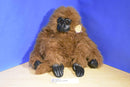 Walmart Brown Black Faced Monkey Plush
