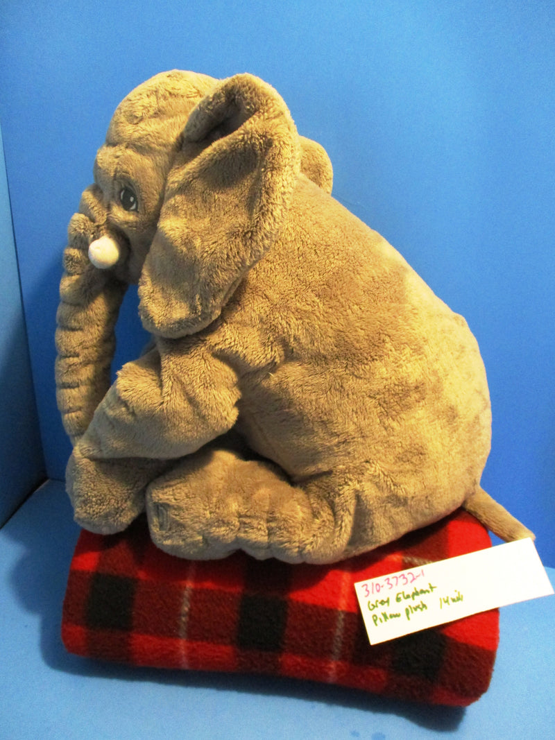 Ikea Cartoon Toys Grey Elephant Pillow Plush