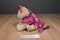 Poochie and Co. Tan Pomeranian Pink Sequins 2014 Plush Bag Purse