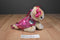 Poochie and Co. Tan Pomeranian Pink Sequins 2014 Plush Bag Purse