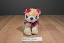 Poochie and Co. Tan Pomeranian Pink Sequins 2014 Plush Bag Purse