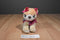 Poochie and Co. Tan Pomeranian Pink Sequins 2014 Plush Bag Purse